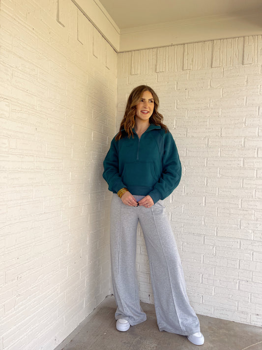 All For Leisure Teal Pullover